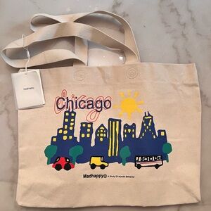 New MadHappy Chicago exclusive tote bag